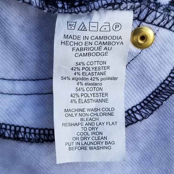 MICHAEL Michael Kors black and white floral stretchy pull on ankle pants medium - Picture 5 of 5